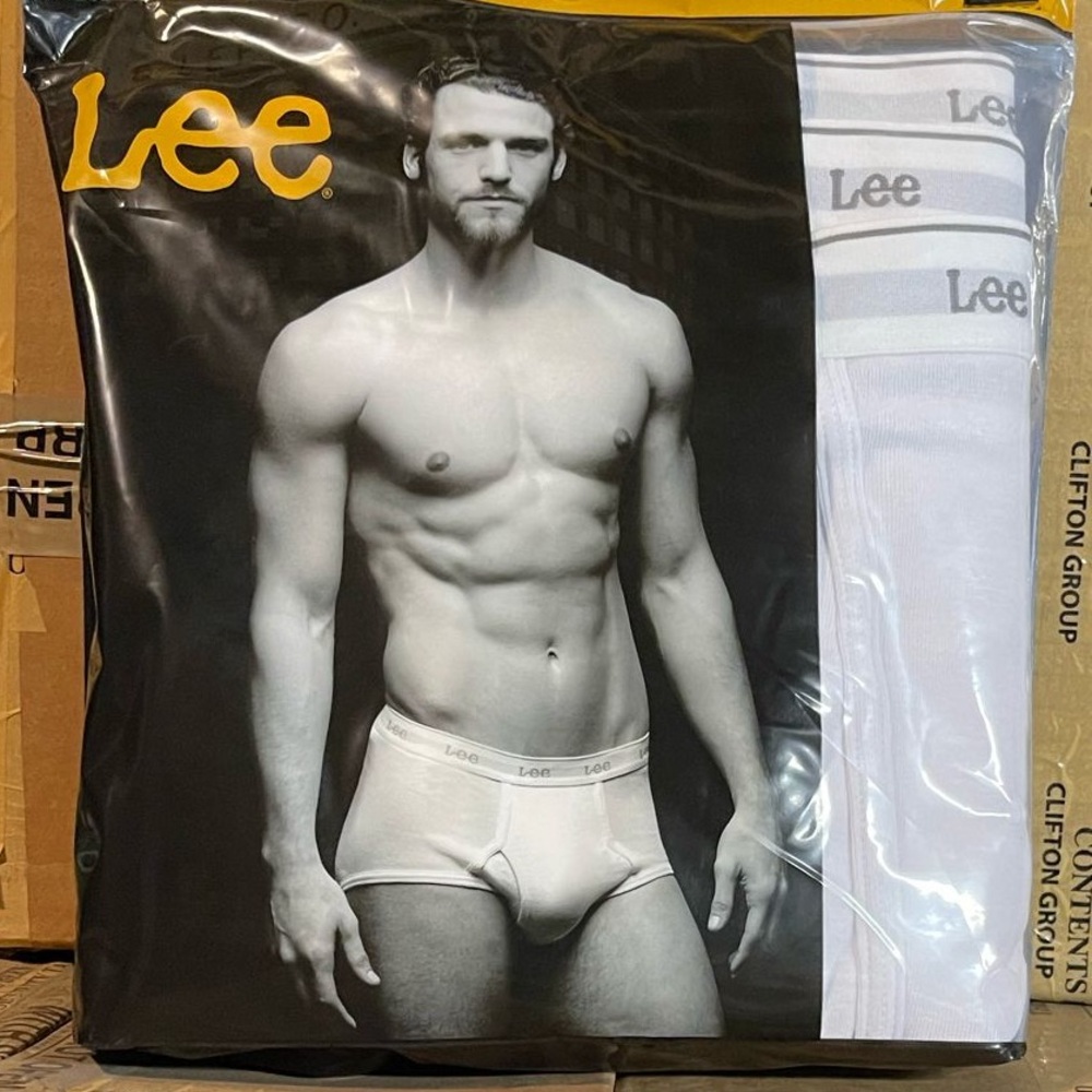 Lee® Men's Cotton Tag-Free Classic Brief (6-Pack) multiple sizes 
100% Cotton